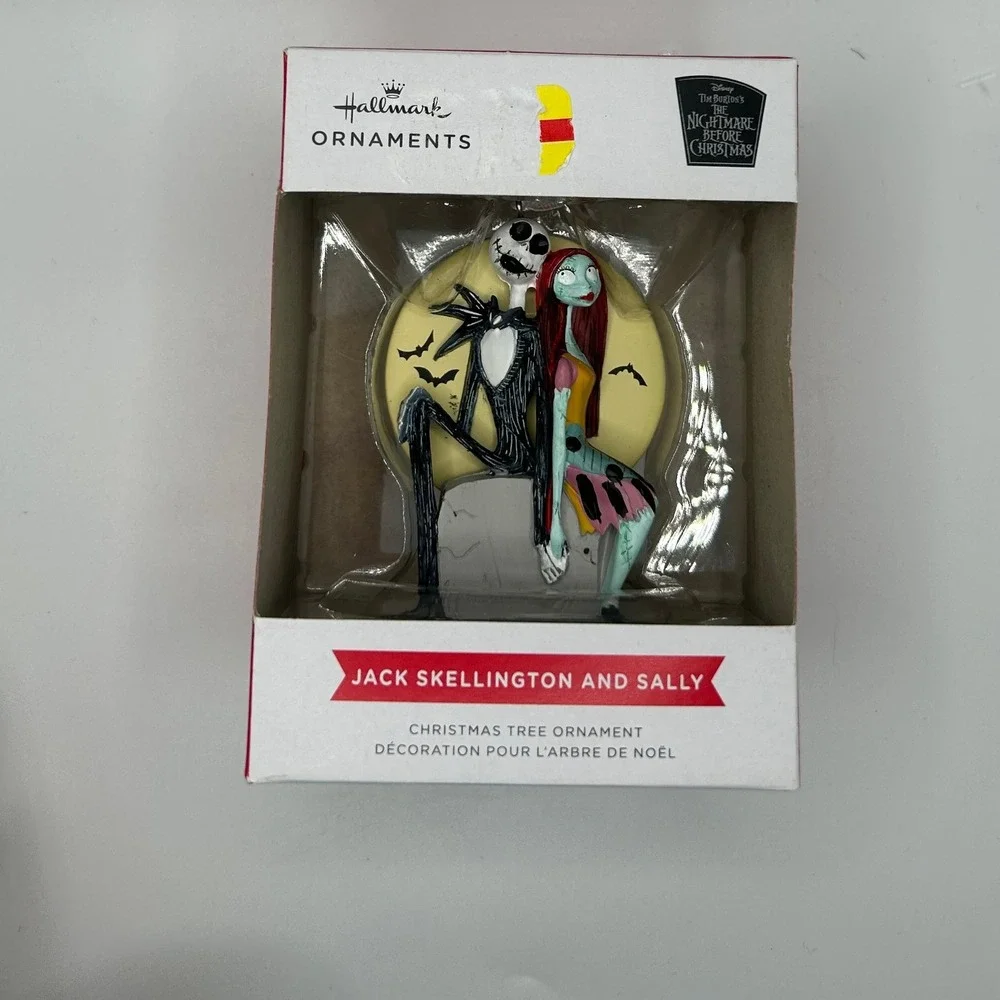 Hallmark‎ Disney Jack Skellington & Sally Christmas Tree Ornament #134